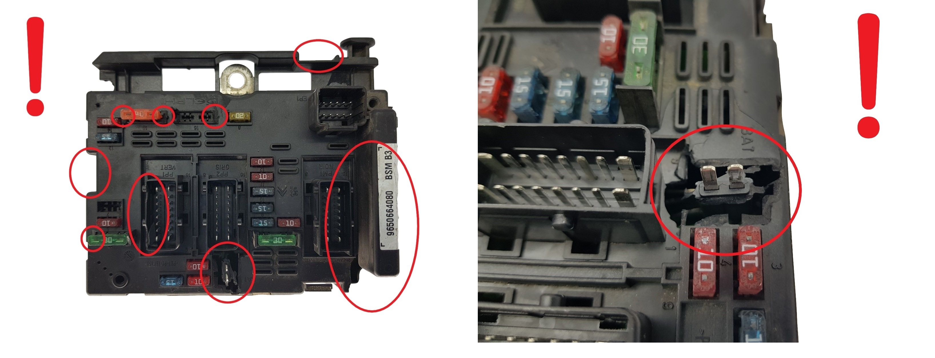 Controller BSM B3 9650664080 PSA Delphi 1721 main product photo