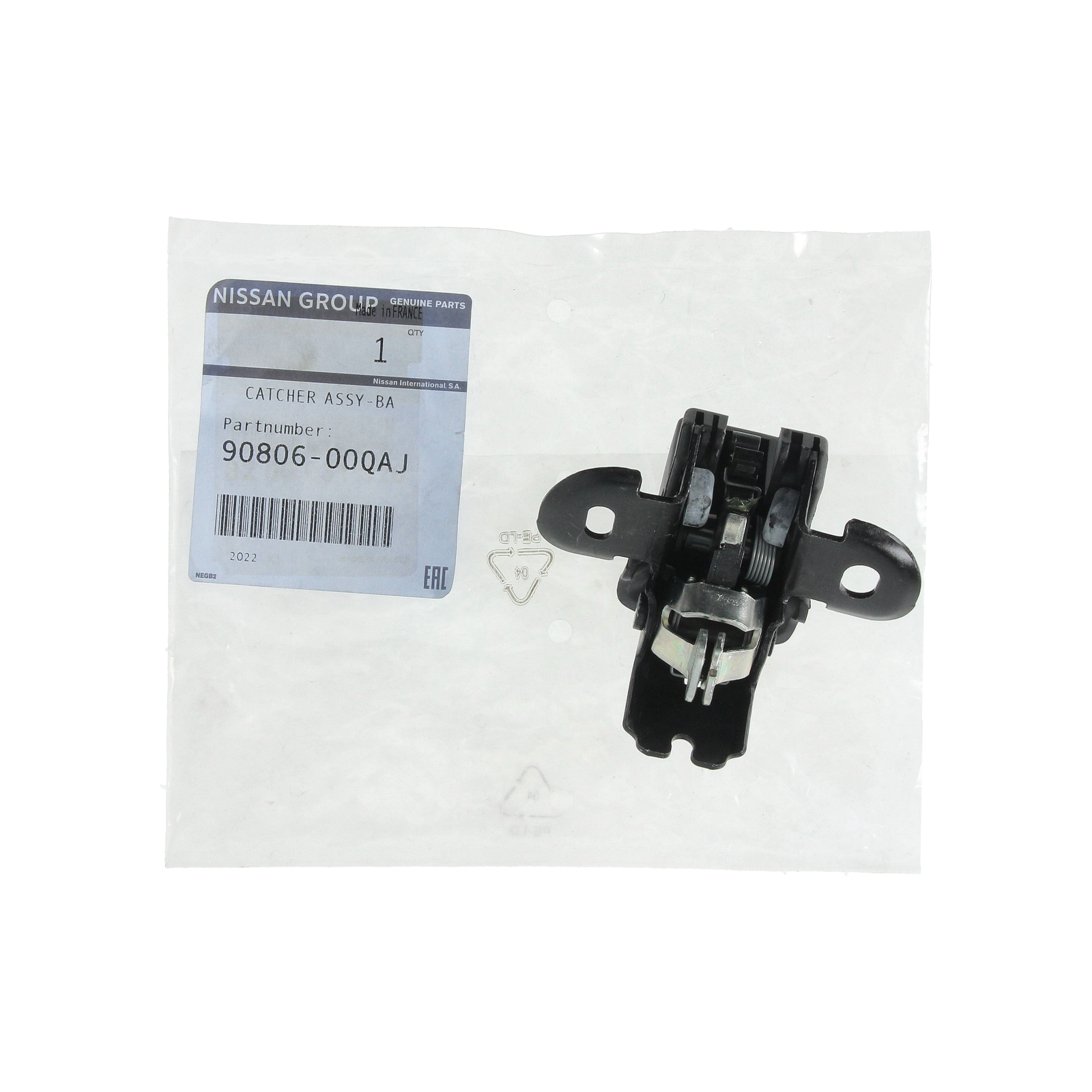 Door Striker Original to Rear Renault Kangoo 9080600QAJ main product photo