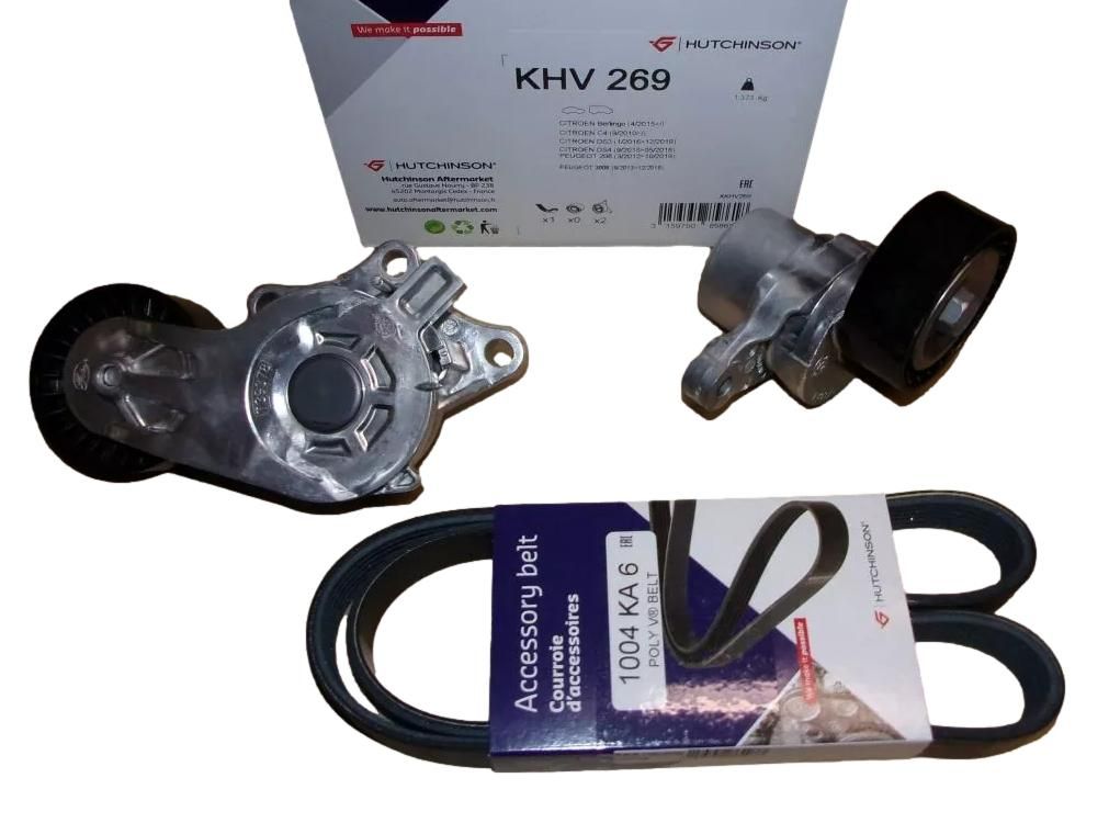 Drive Belt Tensioner KHV269 1613255580 Citroen Peugeot Hutchinson main product photo