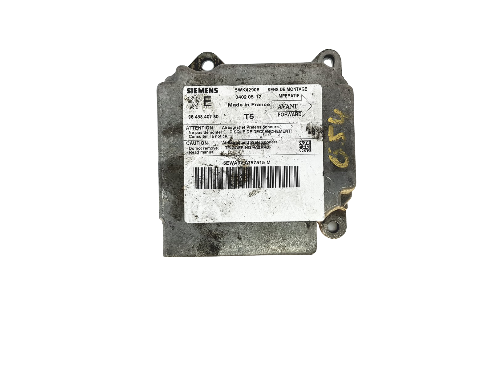 Controller Moduł 9645840780 5WK42908 PSA Siemens main product photo