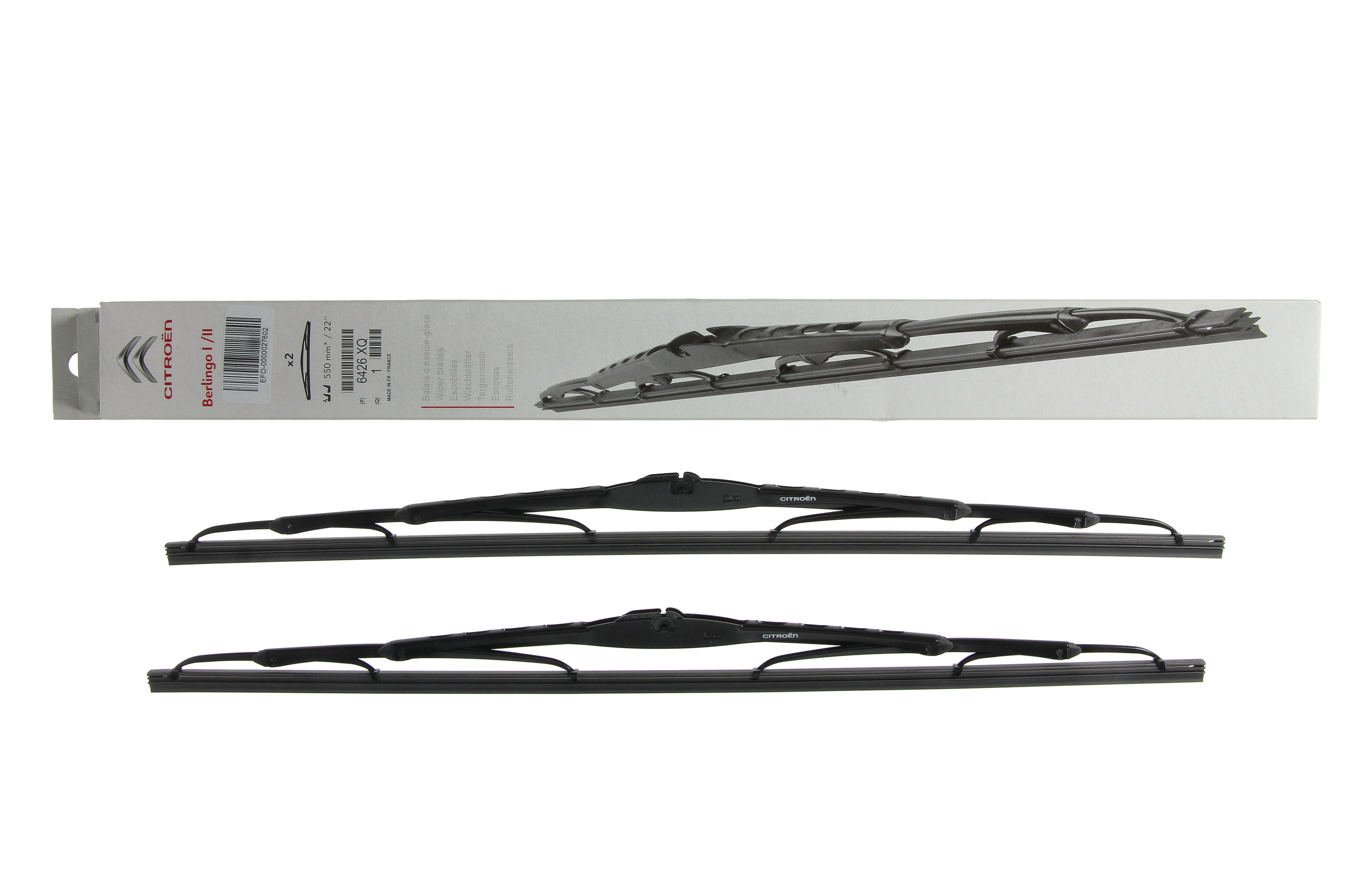 Wiper Blades Front Original Berlingo Partner 2 6426XQ main product photo