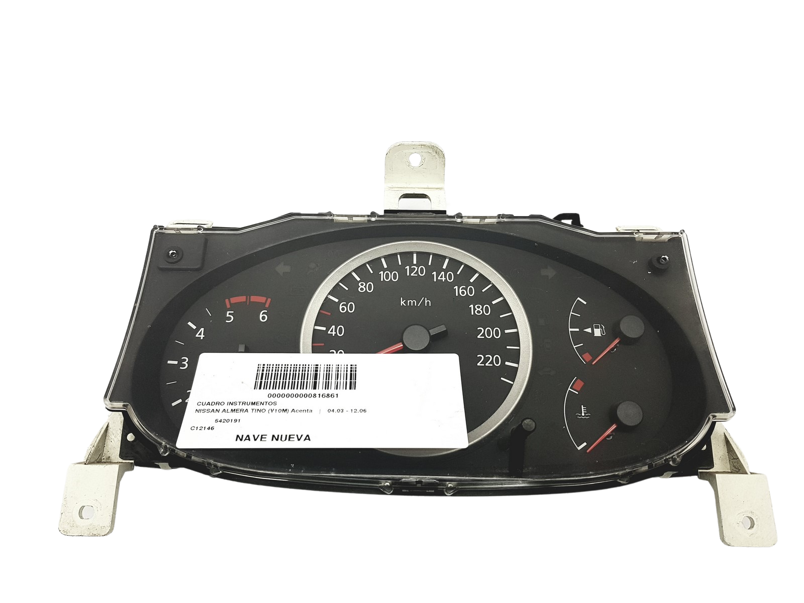 Speedometer/Instrument Cluster Nissan Almera Tino BU714 54949 main product photo