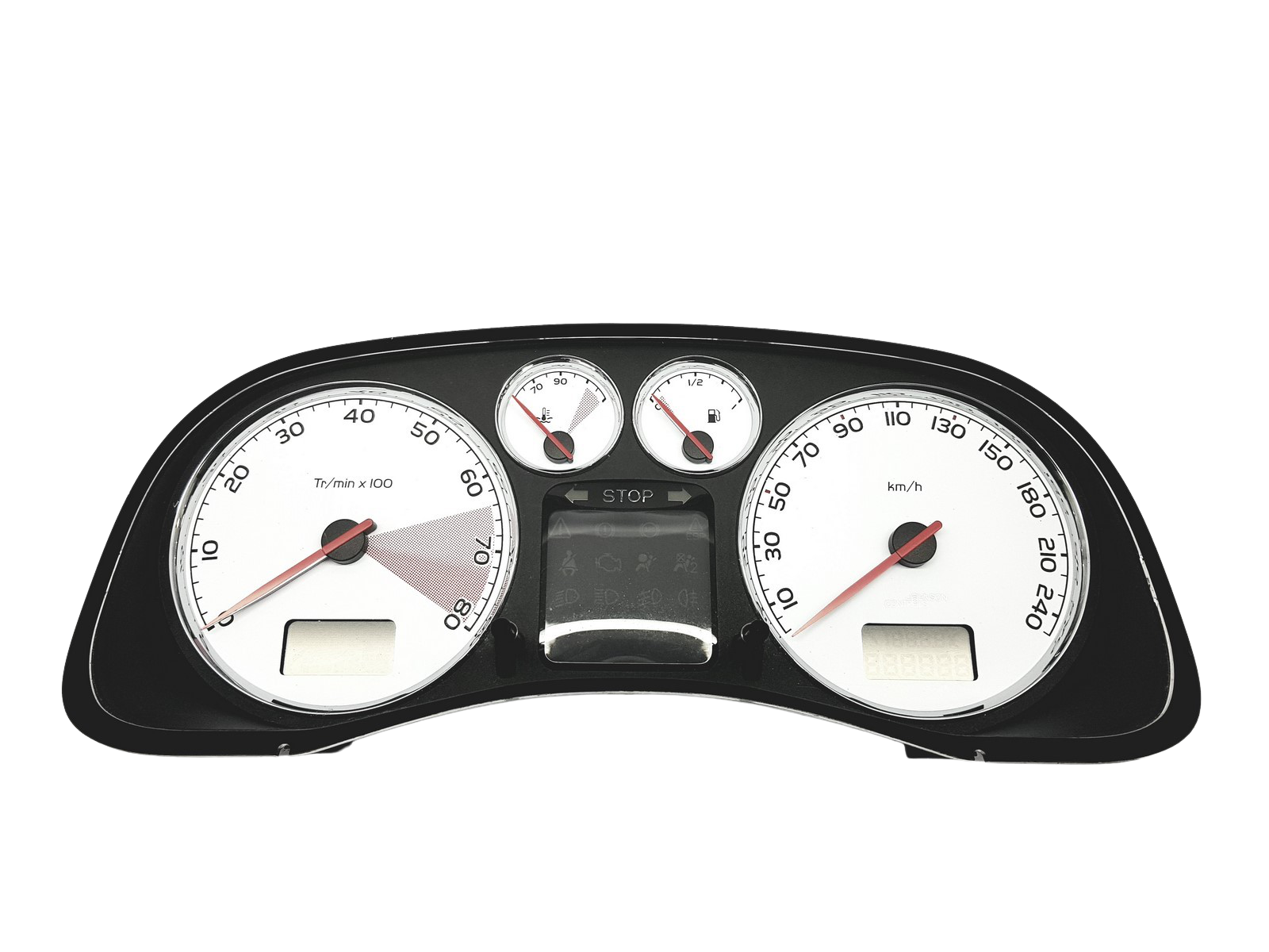 Speedometer/Instrument Cluster Peugeot 307 9661323080 E01 49817 main product photo