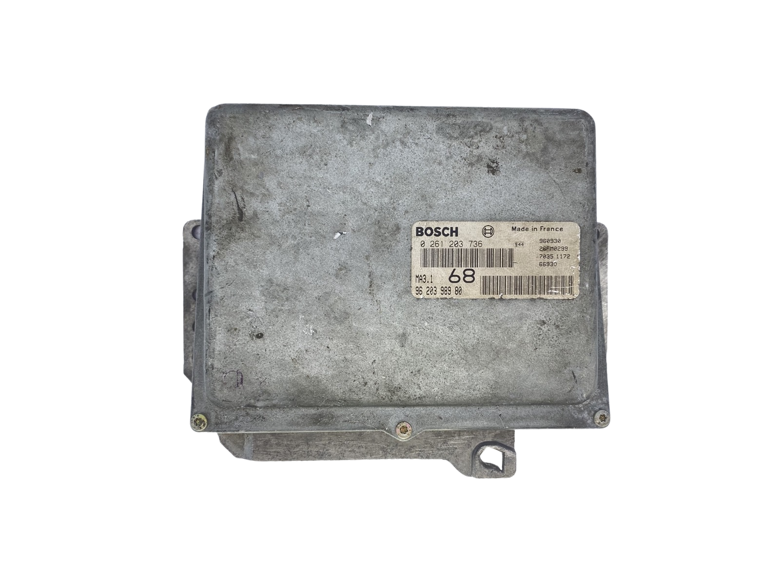 Controller 0261203736 9620398980 MA3.1 PSA Bosch 54949 main product photo