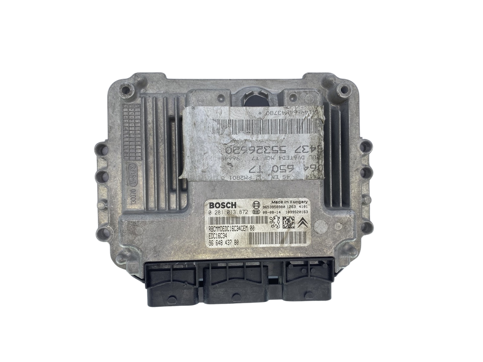 Controller 0281013872 9664843780 9653958980 PSA Bosch 63043 main product photo