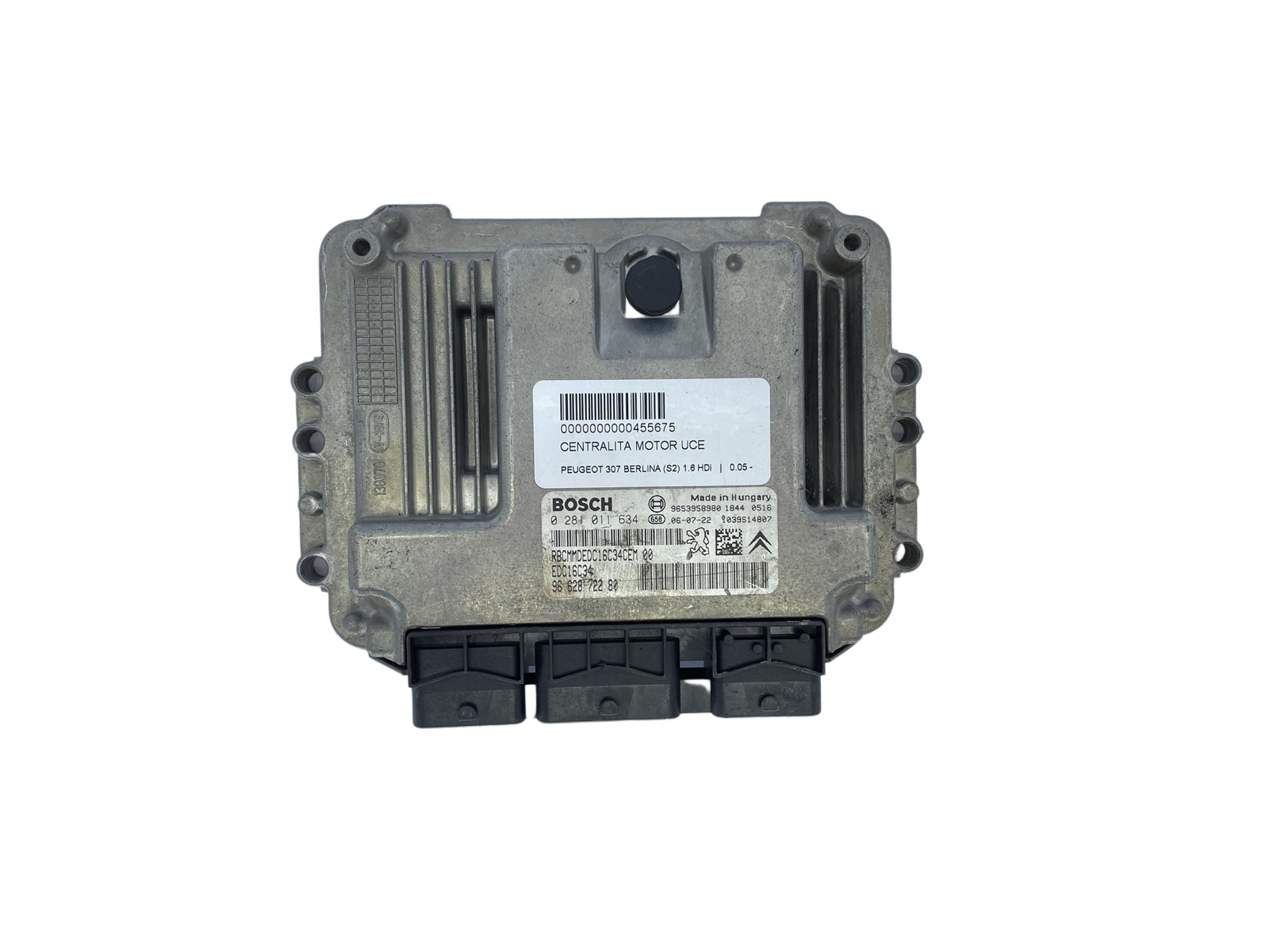 Controller 0281011634 9662872280 9653958980 PSA Bosch 60371 main product photo