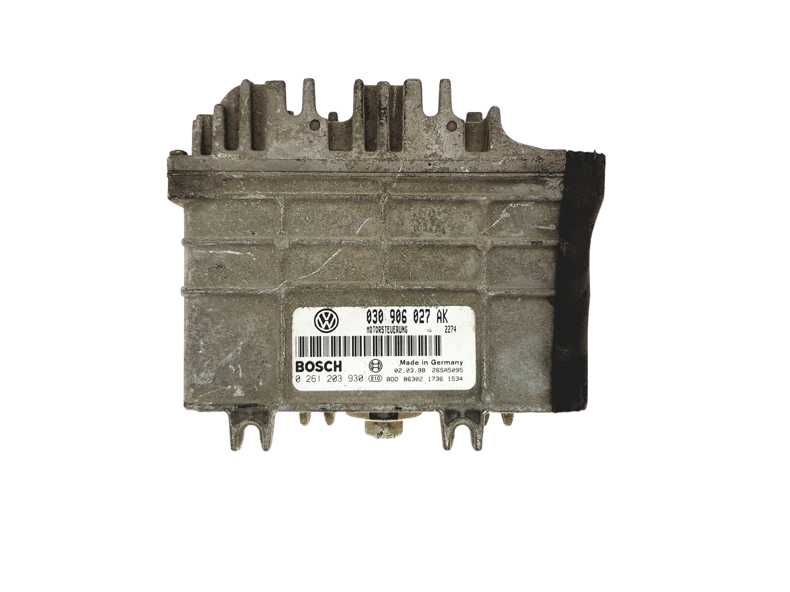 Controller VW Seat 030906027AK 0261203930 Bosch 24977 main product photo
