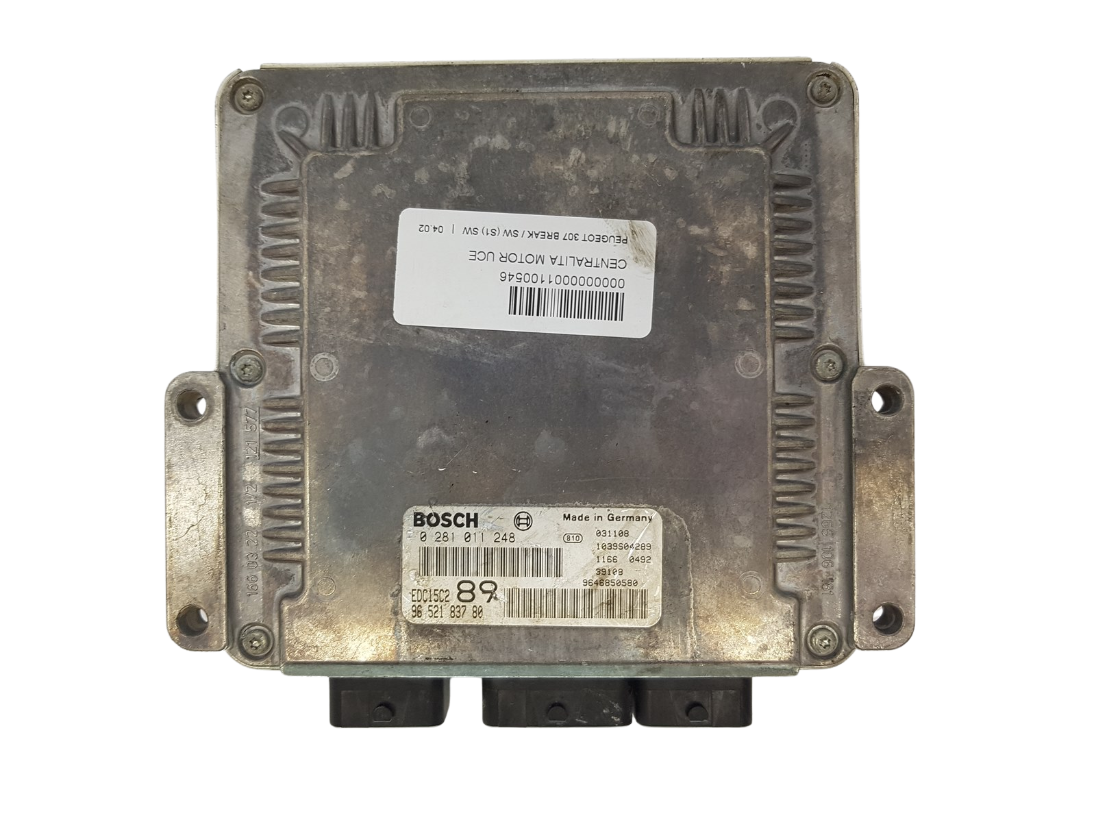 Controller 0281011248 9652183780 9646850580 PSA Bosch 3000 main product photo