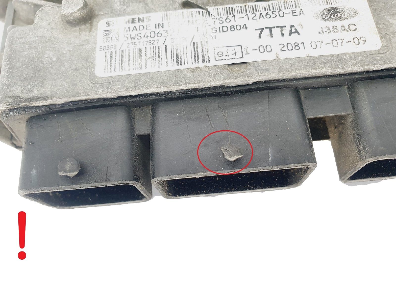 Controller 7S61-12A650-EA 5WS40632A-T SID 804 Ford Siemens 45257 main product photo