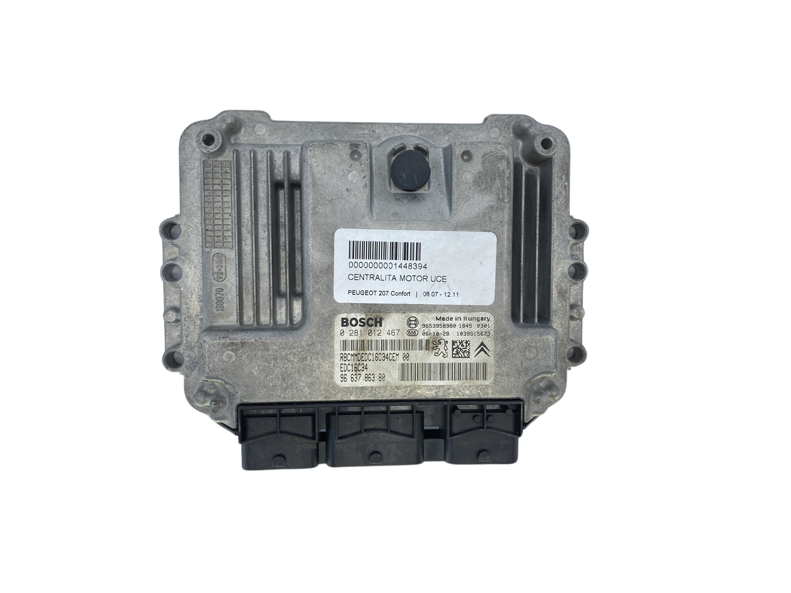 Controller 0281012467 9663786380 9653958980 PSA Bosch 61028 main product photo