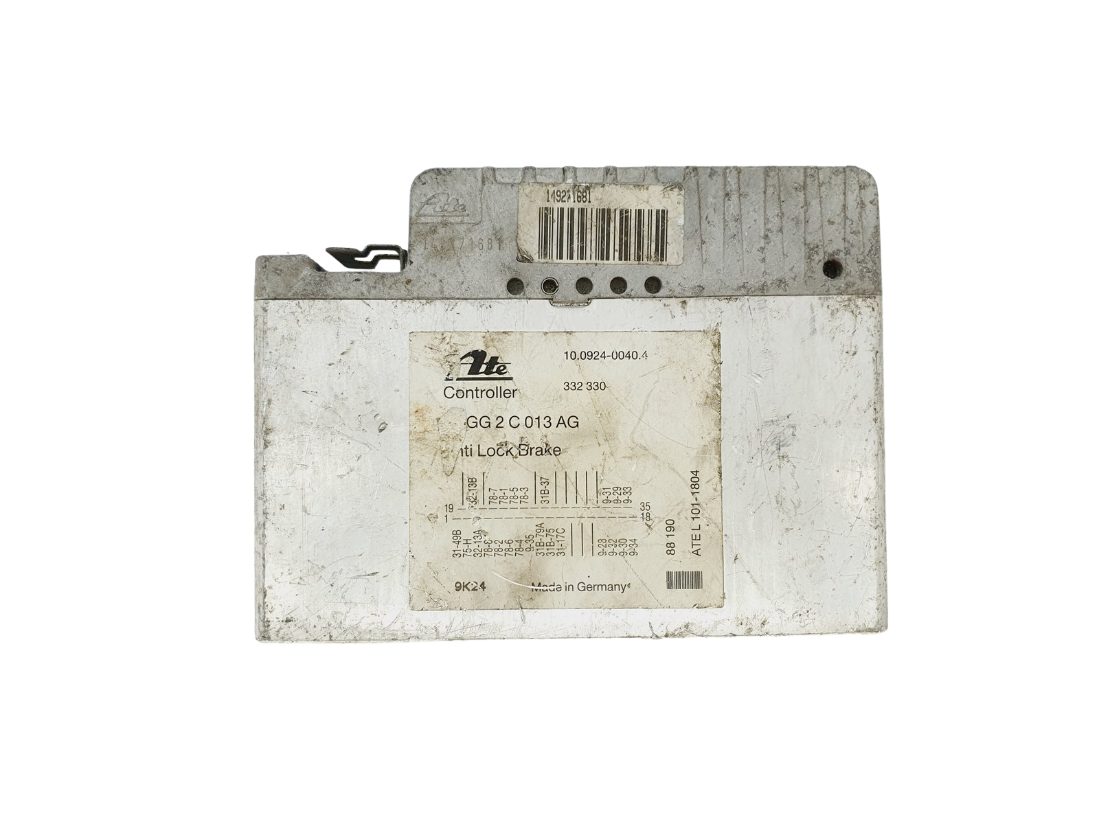 Controller ABS 85GG2C013AG 10.0924-0040.4 Ford Ate 36874 main product photo