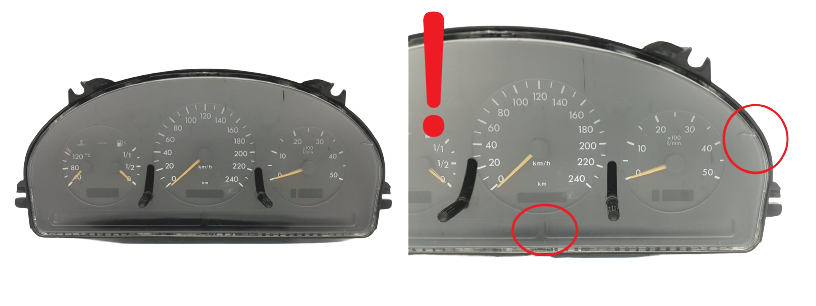 Speedometer/Instrument Cluster Mercedes ML W163 A1635404011 54581 main product photo