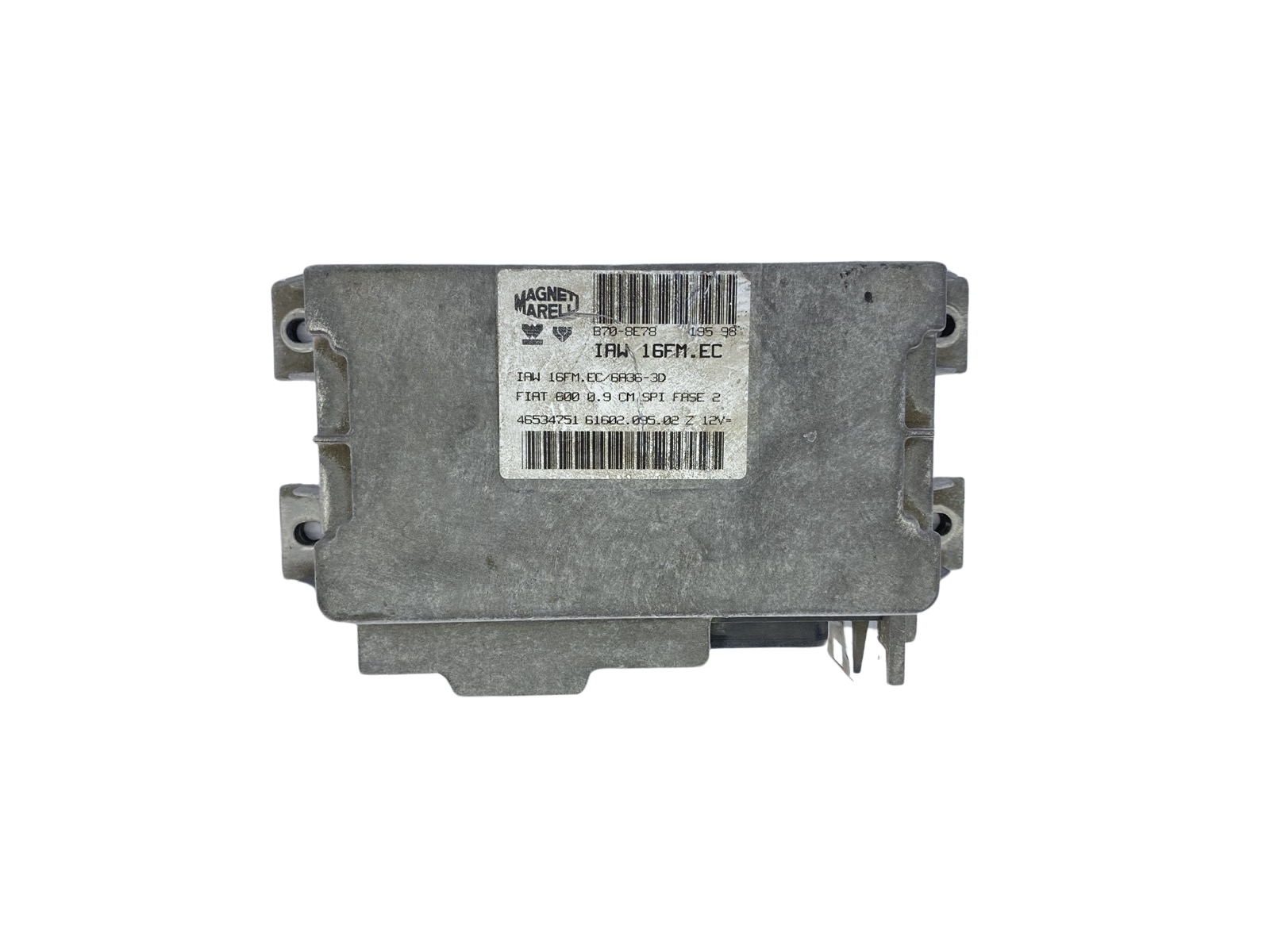 Controller Fiat 46534751 IAW16FM.EC 61602.095.02 Magneti Marell 61637 main product photo