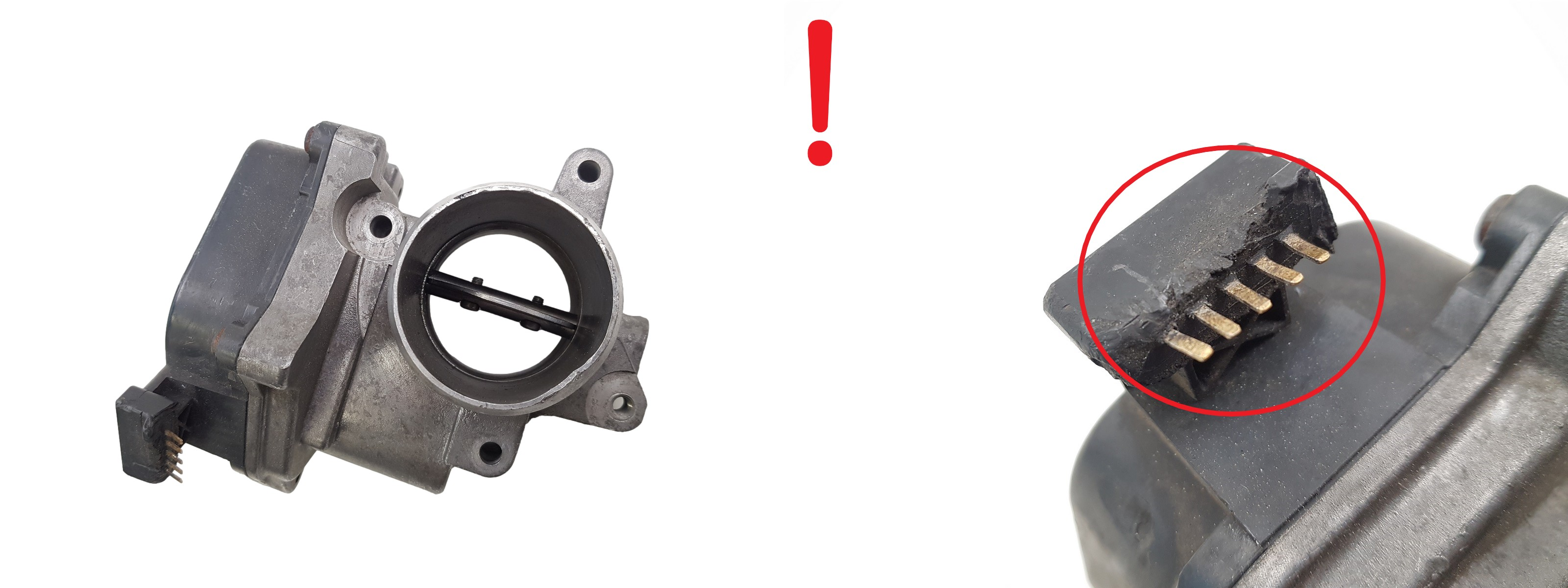 Air Throttle Body 03L128063J VW Audi Seat Skoda 1562 main product photo