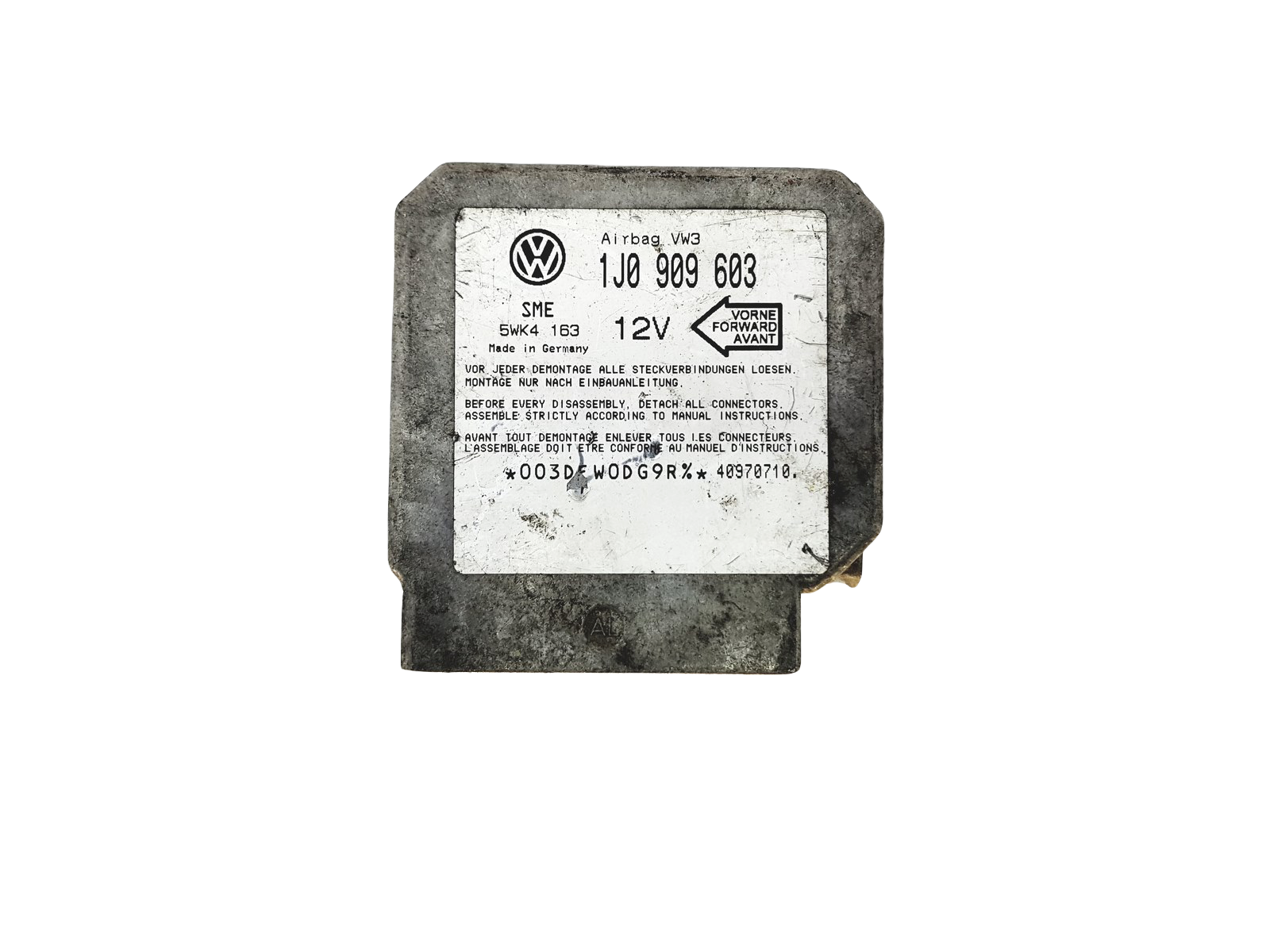 Controller Moduł 1J0909603 5WK4163 VW Siemens 22959 main product photo