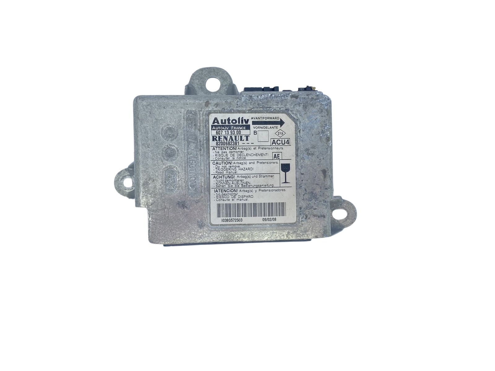 Controller 8200682381 607139300 Renault Autoliv main product photo