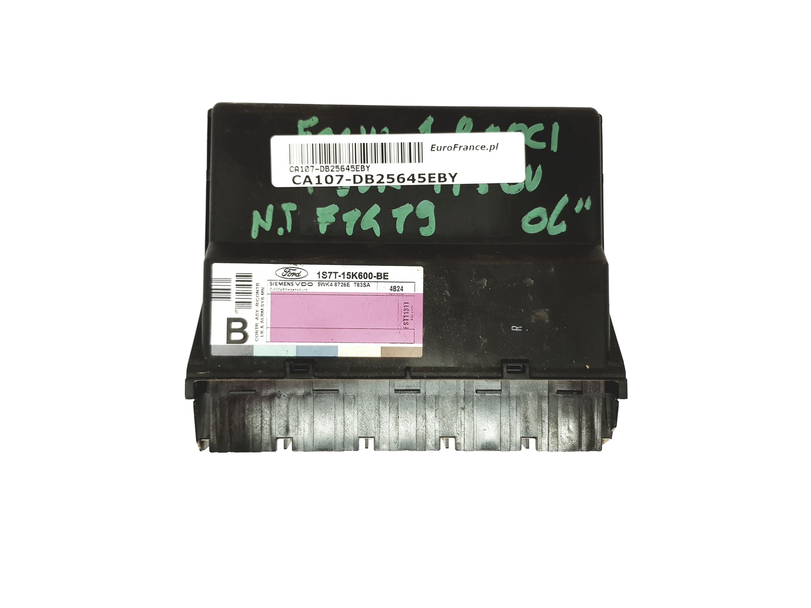 Controller 1S7T-15K600-BE 5WK48726E Ford Siemens main product photo