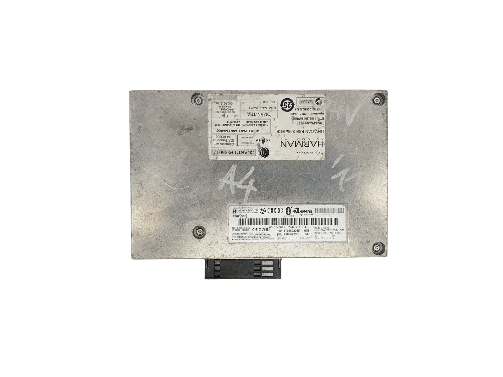Controller Bluetooth 8T0862335E VW Audi ANATEL main product photo