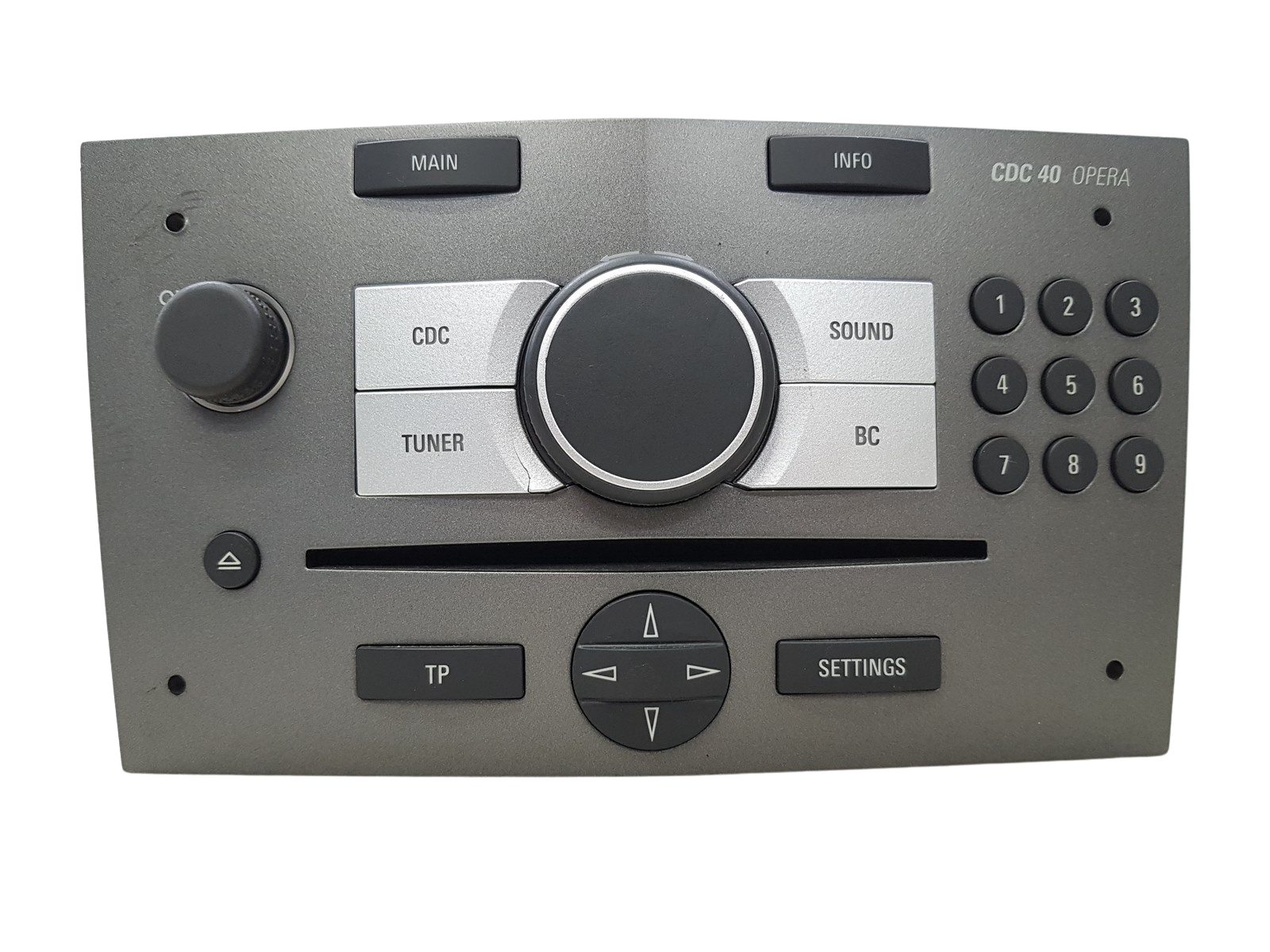 Car Radio CDC 40 OPERA Opel 13121030 7643117310 Blaupunkt main product photo