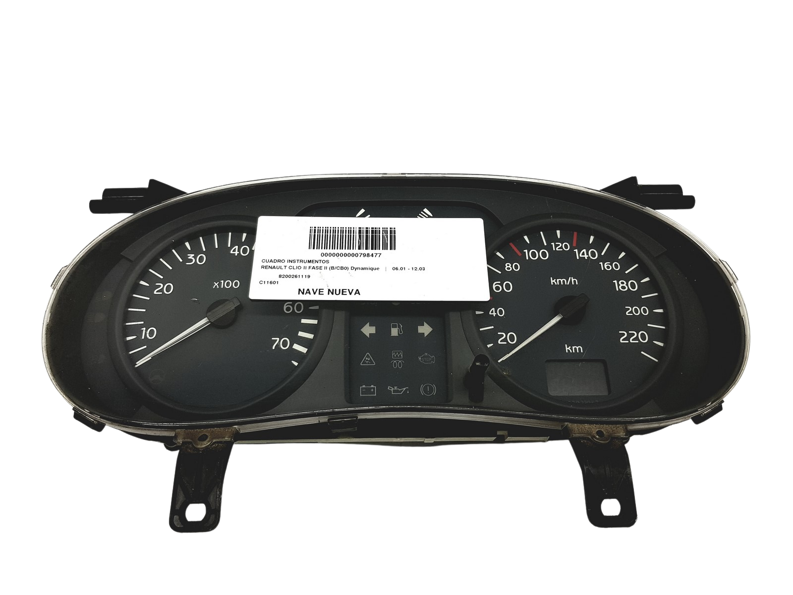Speedometer/Instrument Cluster Renault Clio 2 8200261119 53839 main product photo