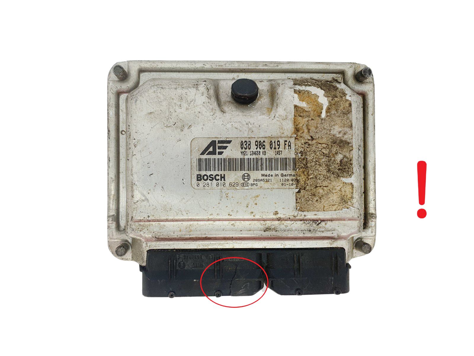 Controller 038906019FA 0281010629 Ford VW Bosch 46216 main product photo