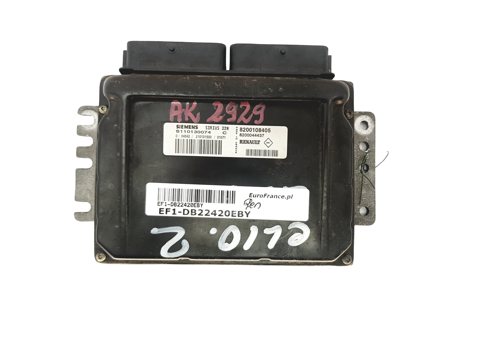 Controller S110130074C 8200108405 8200044437 Renault Siemens 22420 main product photo
