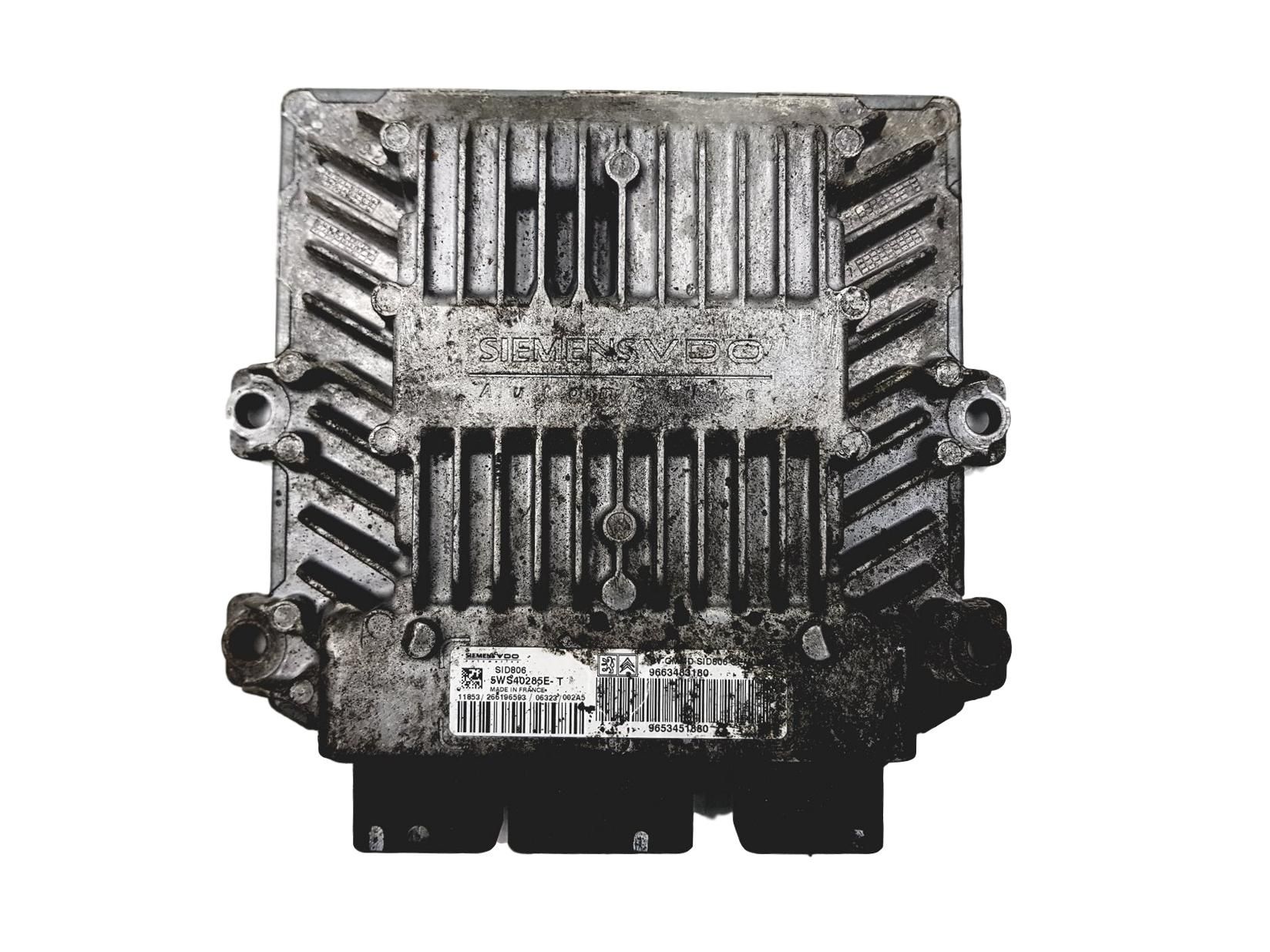Controller 9663483180 9653451880 5WS40285E-T PSA Siemens 2652 main product photo