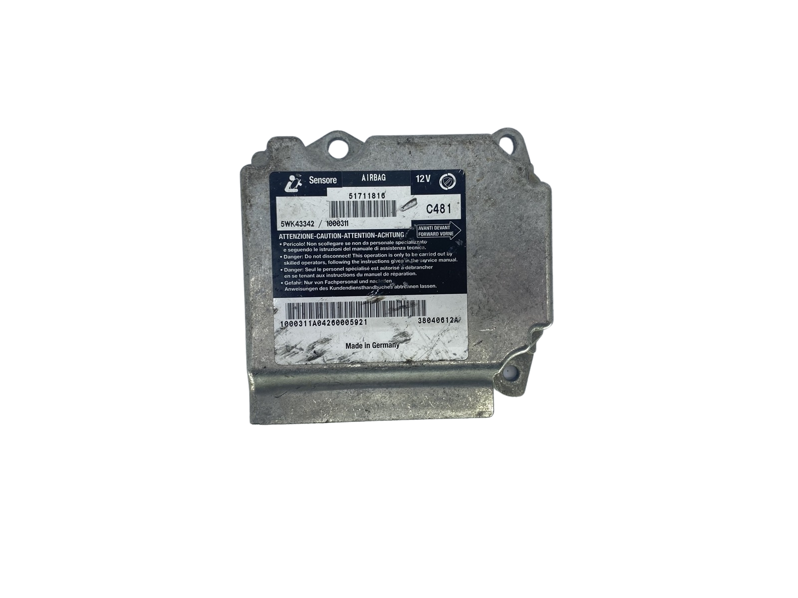 Controller 51711816 5WK43342 Fiat Siemens 55730 main product photo