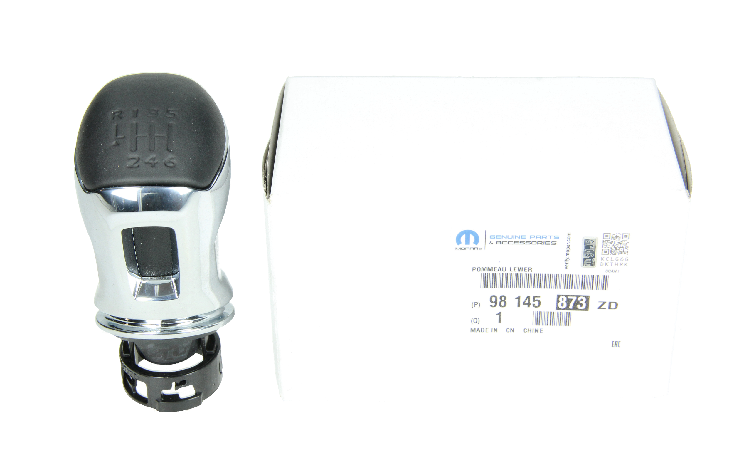 Gearshift Knob Original 98145873ZD Peugeot Citroen main product photo