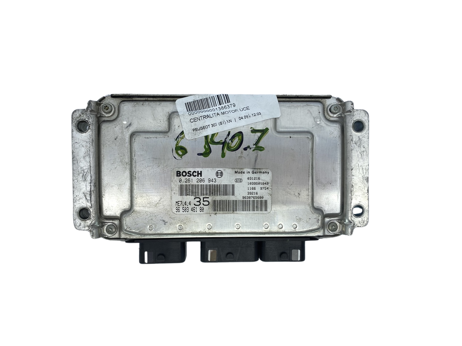 Controller 0261206943 9650346180 9638765680 PSA Bosch 62939 main product photo