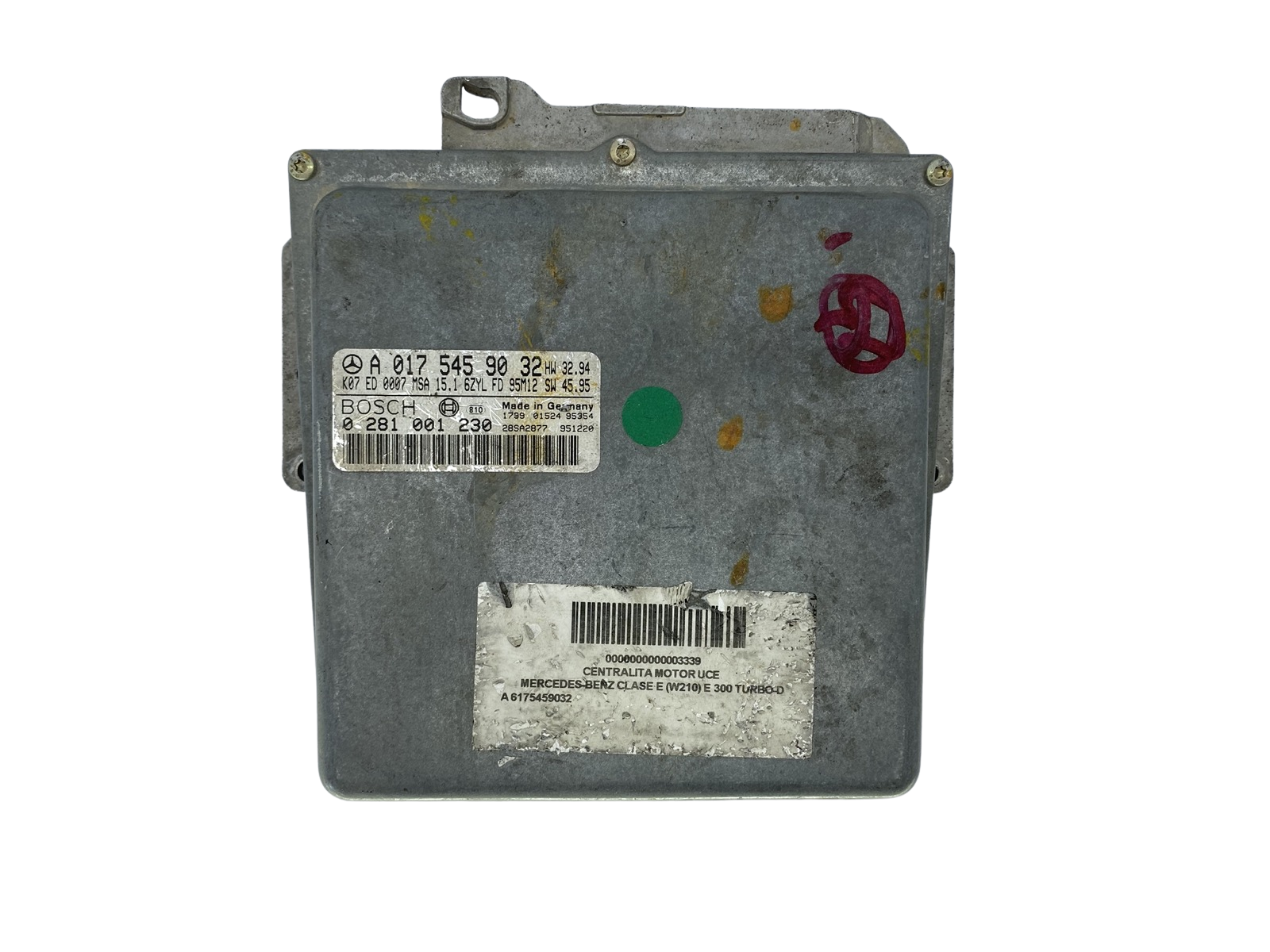Controller A0175459032 0281001230 Mercedes Bosch 52402 main product photo