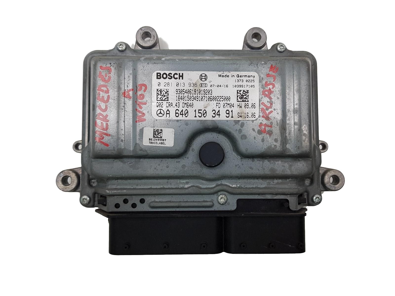 Engine Controller A6401503491 0281013936 Mercedes main product photo