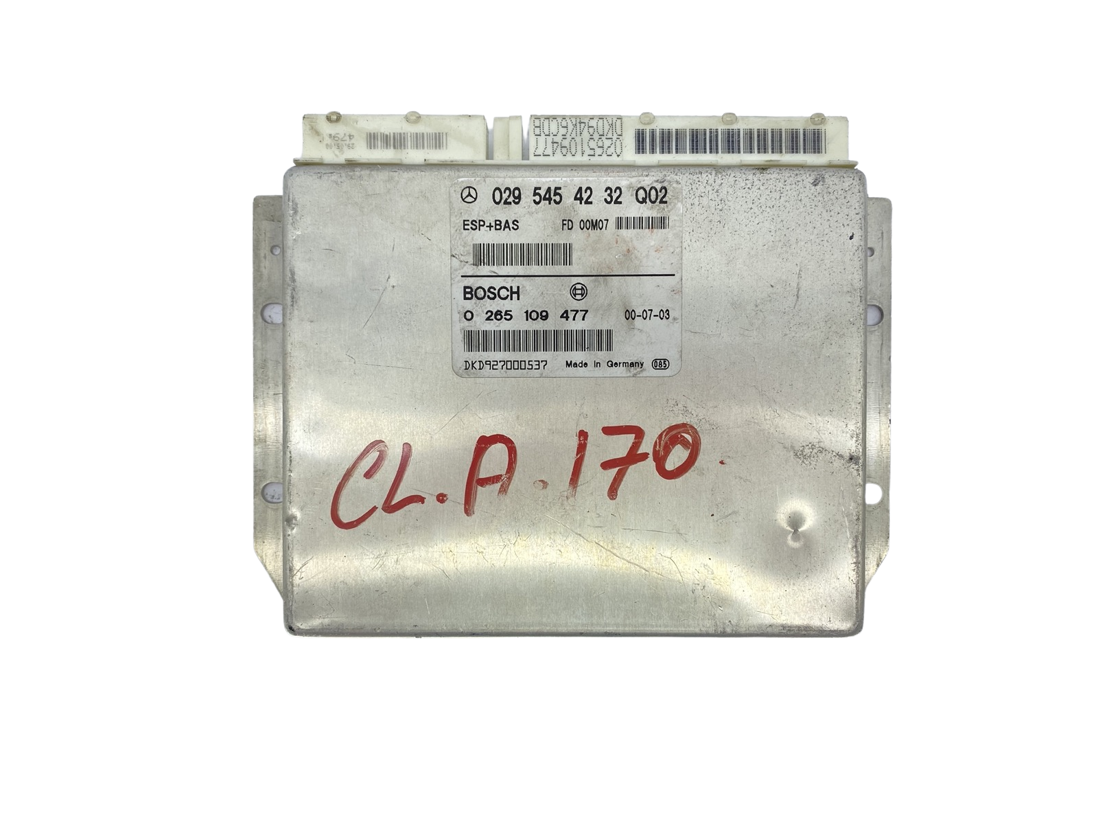 Controller Mercedes 0295454232Q02 0265109477 Bosch 54031 main product photo