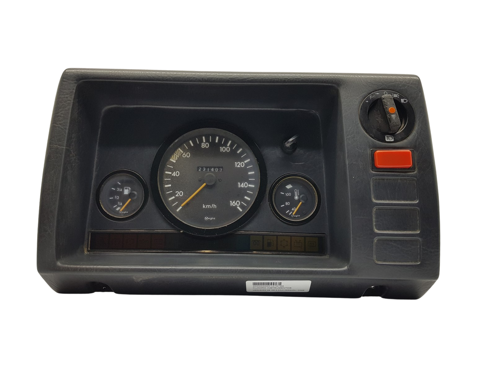 Speedometer/Instrument Cluster Mercedes 100 6316800687 2455 main product photo