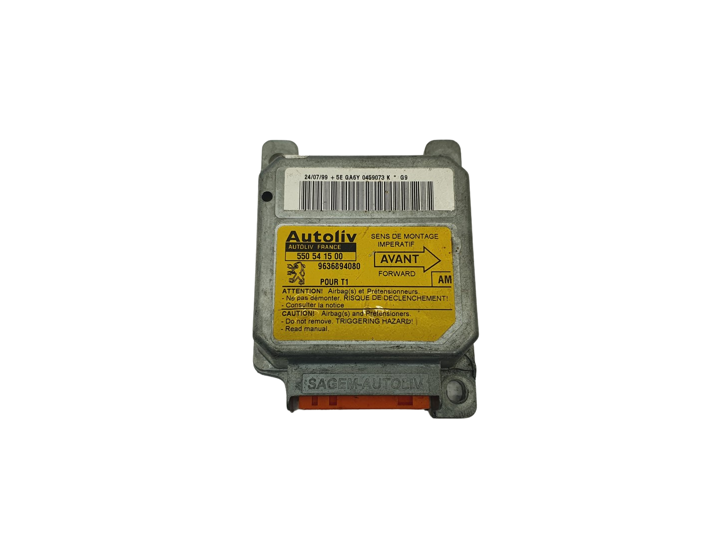 Controller 550541500 9636894080 PSA Autoliv 68983 main product photo