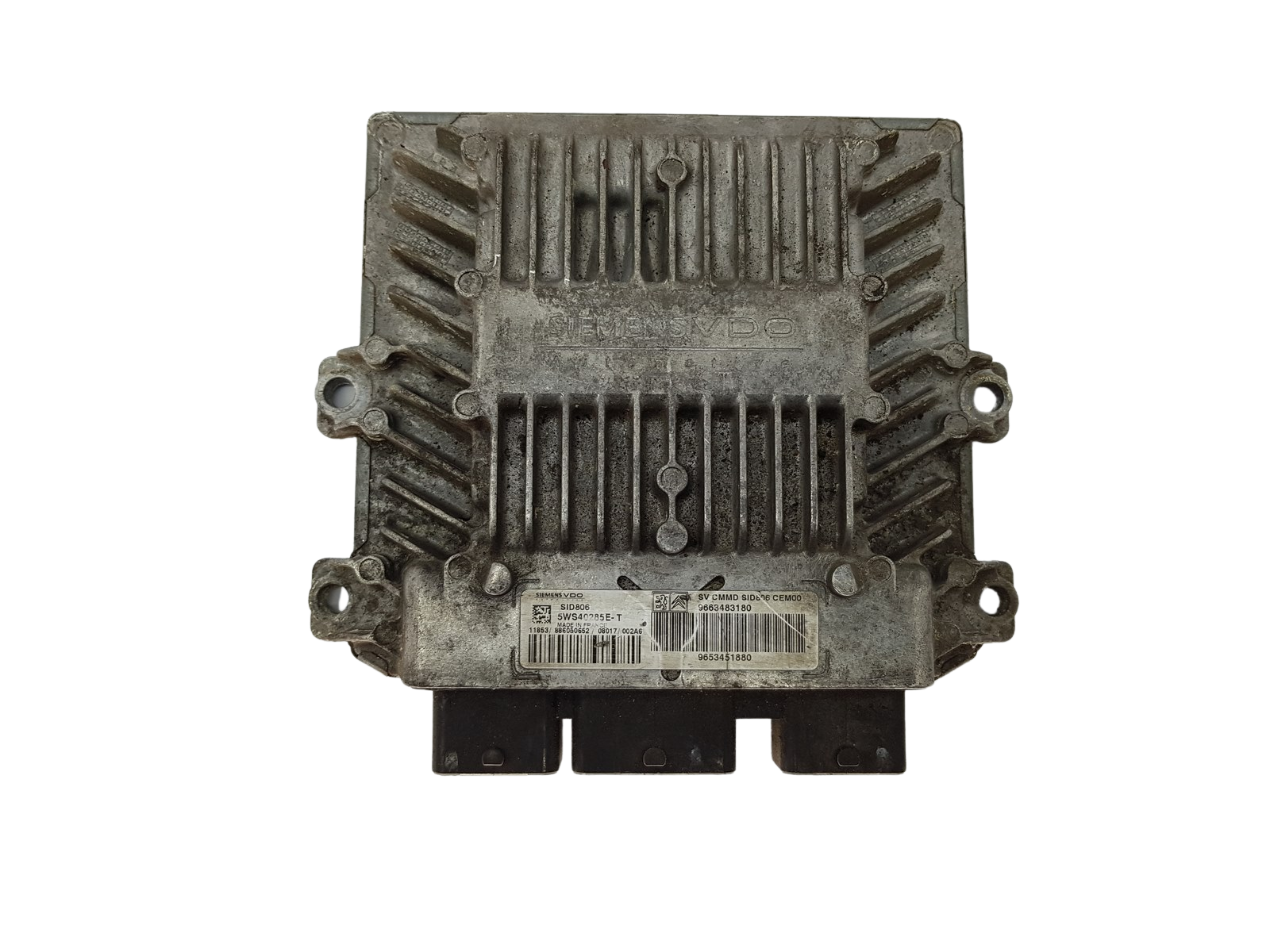 Controller 9663483180 9653451880 5WS40285E-T SID806 PSA Siemens 15687 main product photo