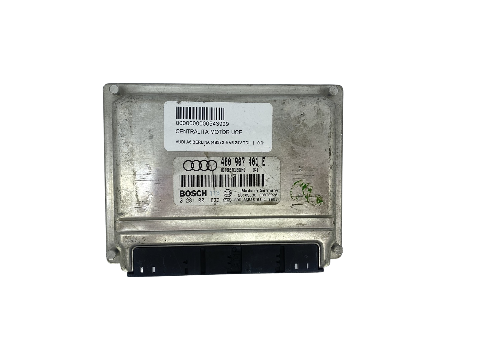 Controller 4B0907401E 0281001833 Audi Bosch 60182 main product photo