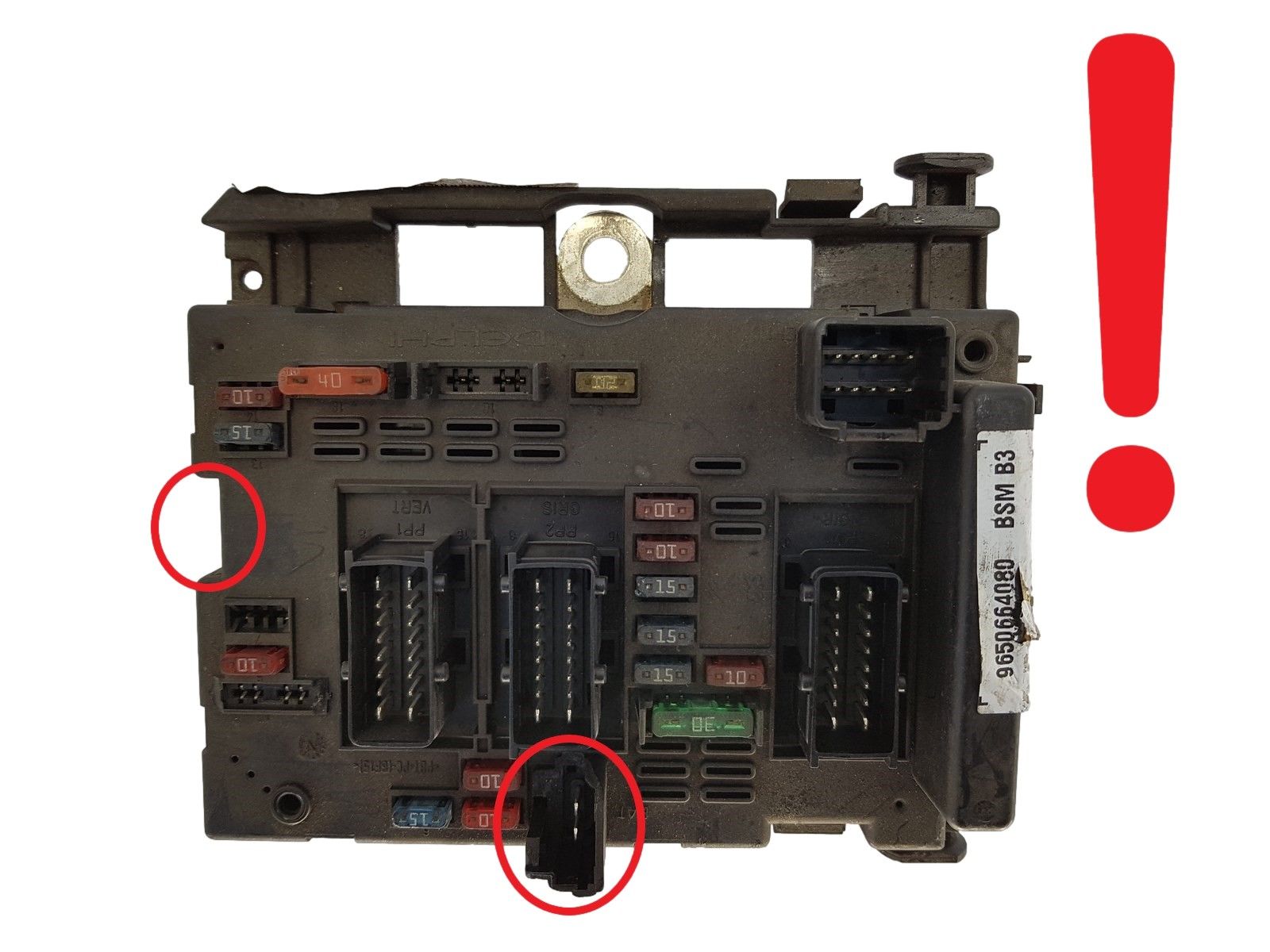 Controller BSM B3 9650664080 PSA Delphi 1242 main product photo