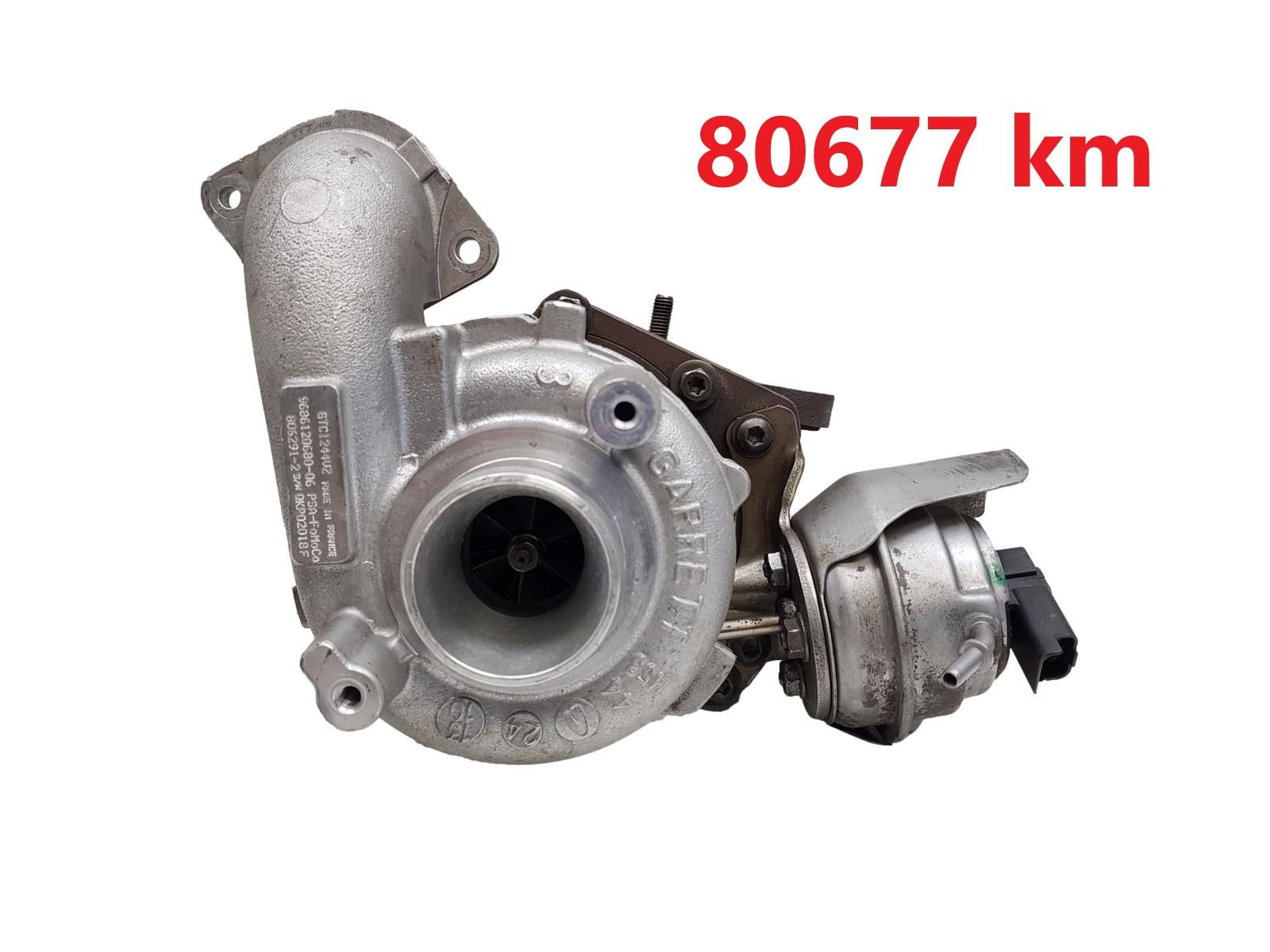 Turbocharger 9686120680 GTC1244VZ 1.6 HDI TDCI PSA Ford Volvo 80677 km main product photo
