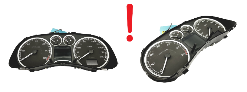 Speedometer/Instrument Cluster Peugeot 307 9651299680 E 01 49793 main product photo
