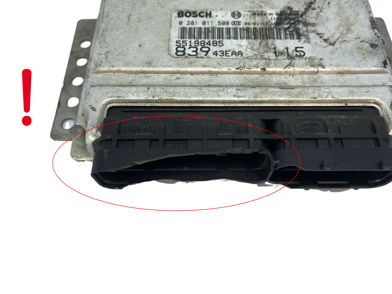 Controller 55198485 0281011500 Fiat Bosch 52292 main product photo