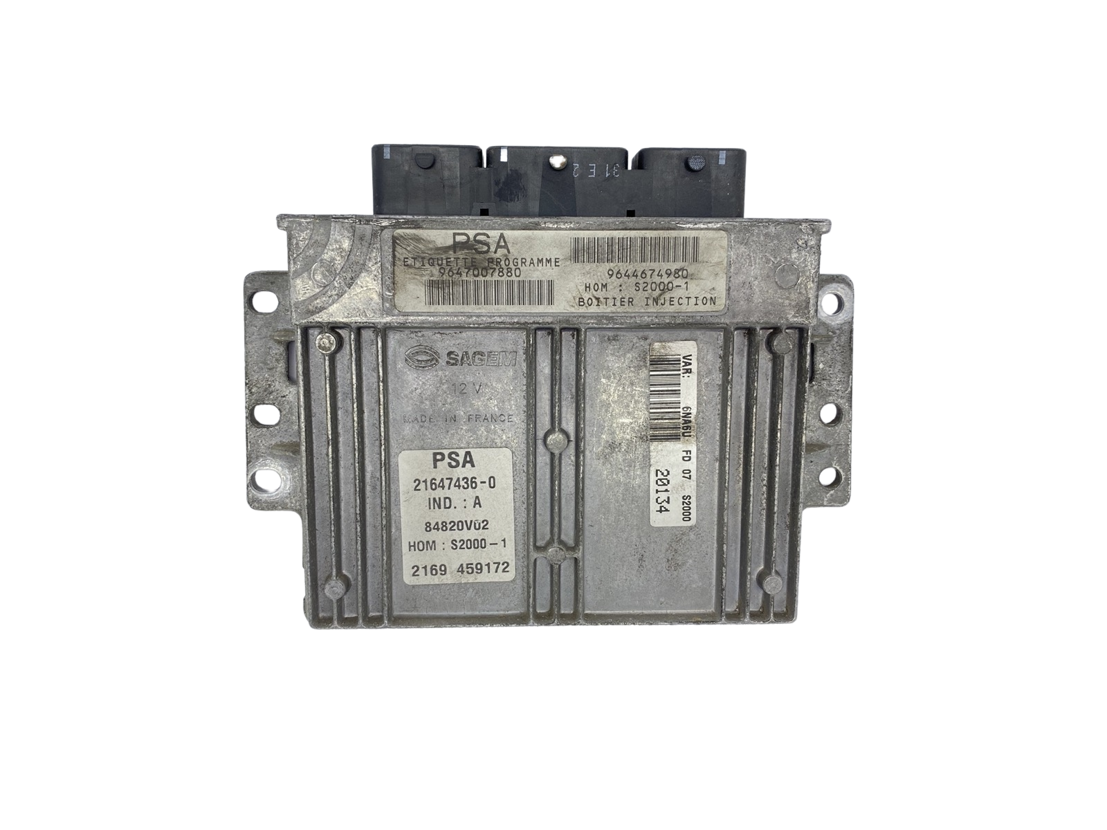 Controller 9647007880 9644674980 21647436-0 PSA Sagem 59501 main product photo