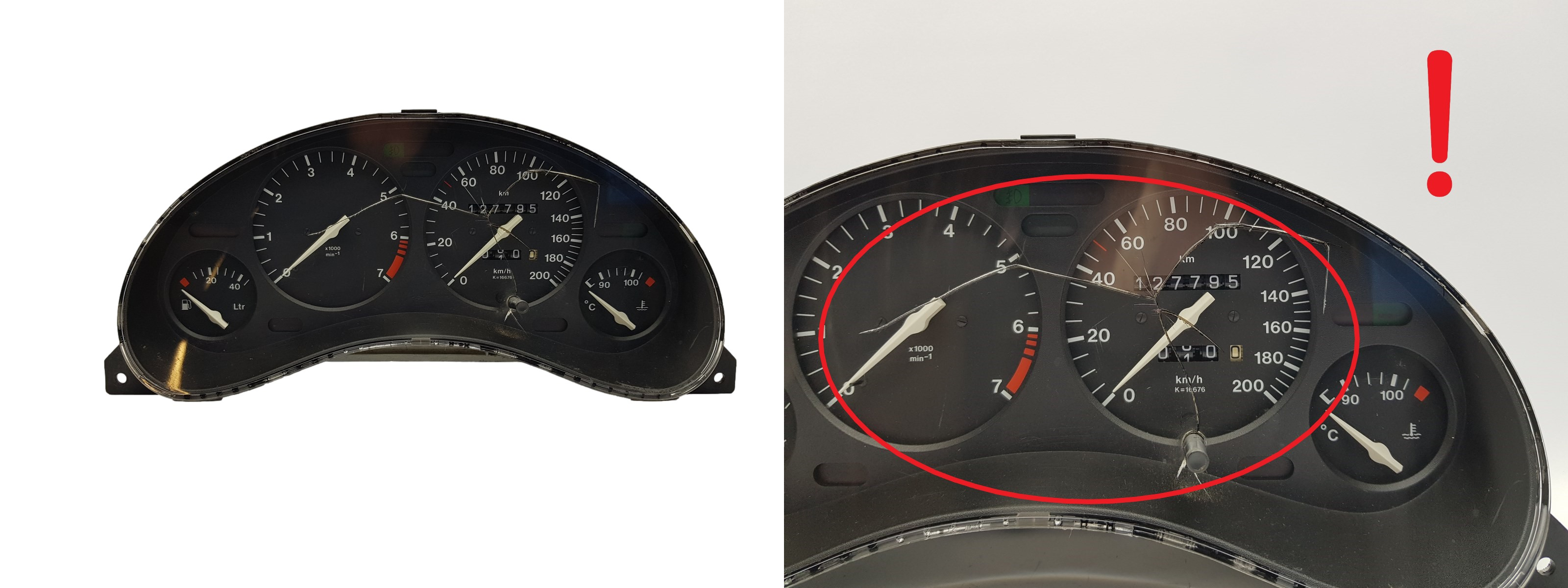 Speedometer/Instrument Cluster Opel Corsa B 88481709 90534402 2211 main product photo
