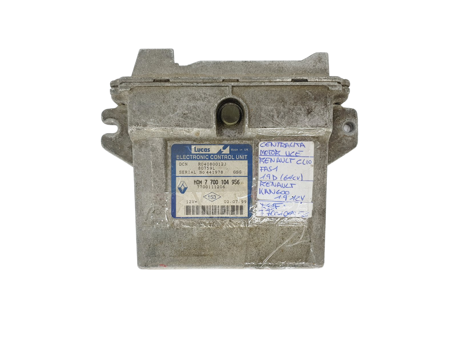 Controller 700104956 7700111206 R04080012J Renault Lucas 34331 main product photo