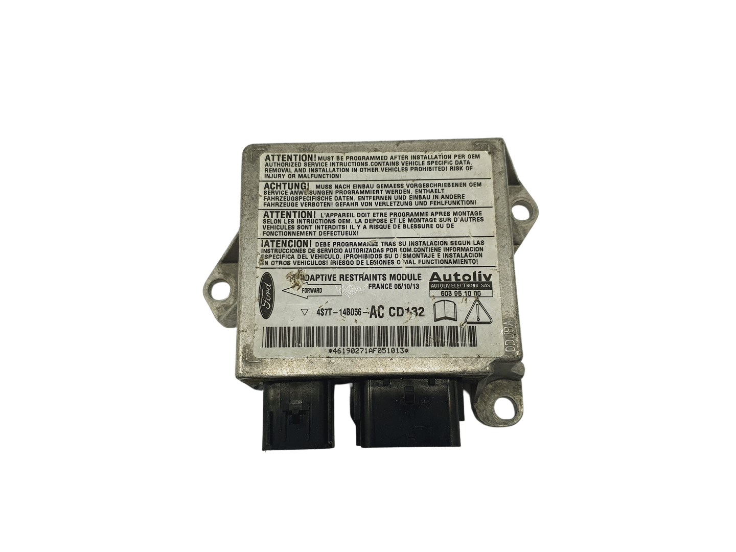 Controller 4S7T-14B056-AC 603951000 Ford Autoliv main product photo