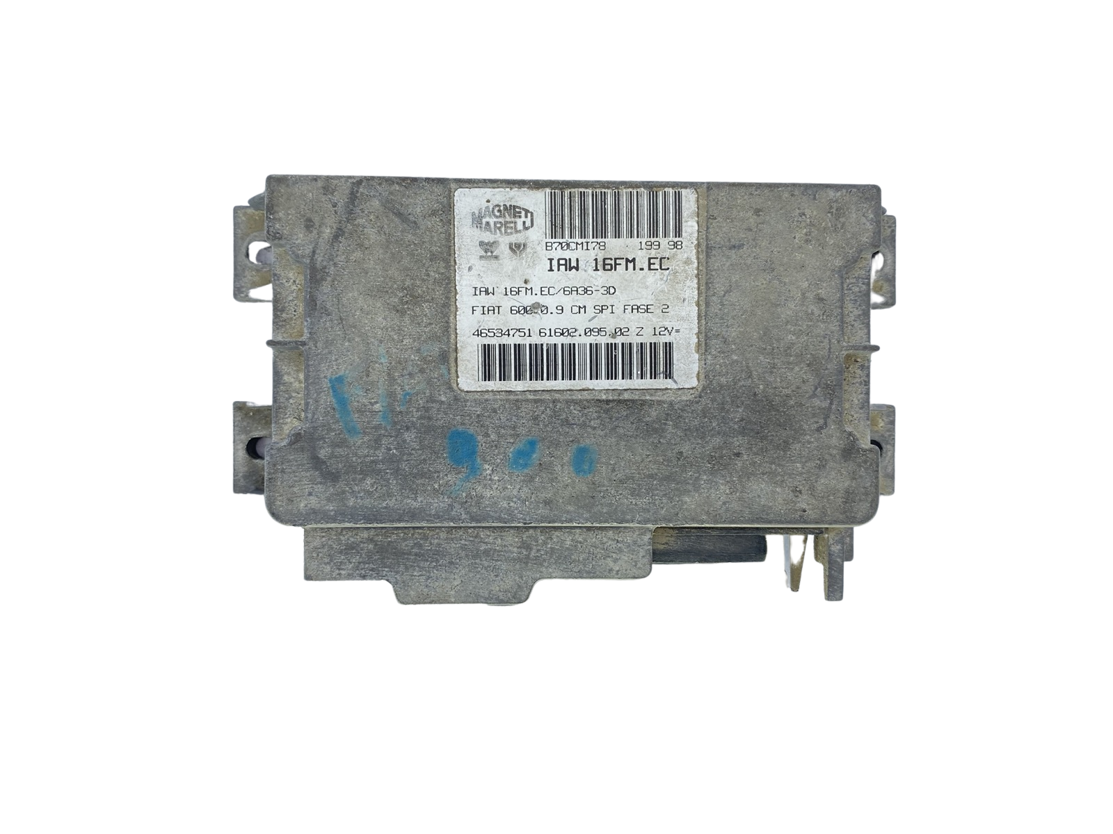 Controller Fiat 46534751 IAW16FM.EC 61602.095.02 Magneti Marell 55085 main product photo