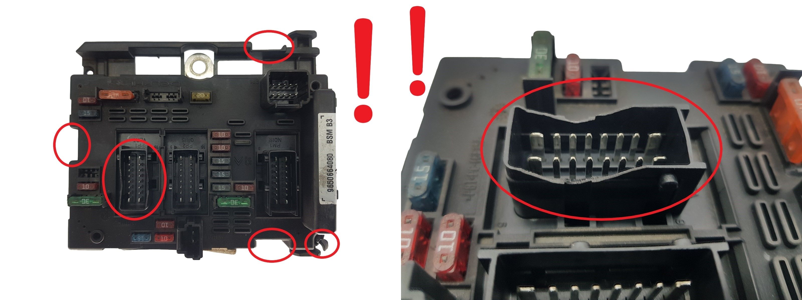 Controller BSM B3 9650664080 PSA Delphi 1962 main product photo
