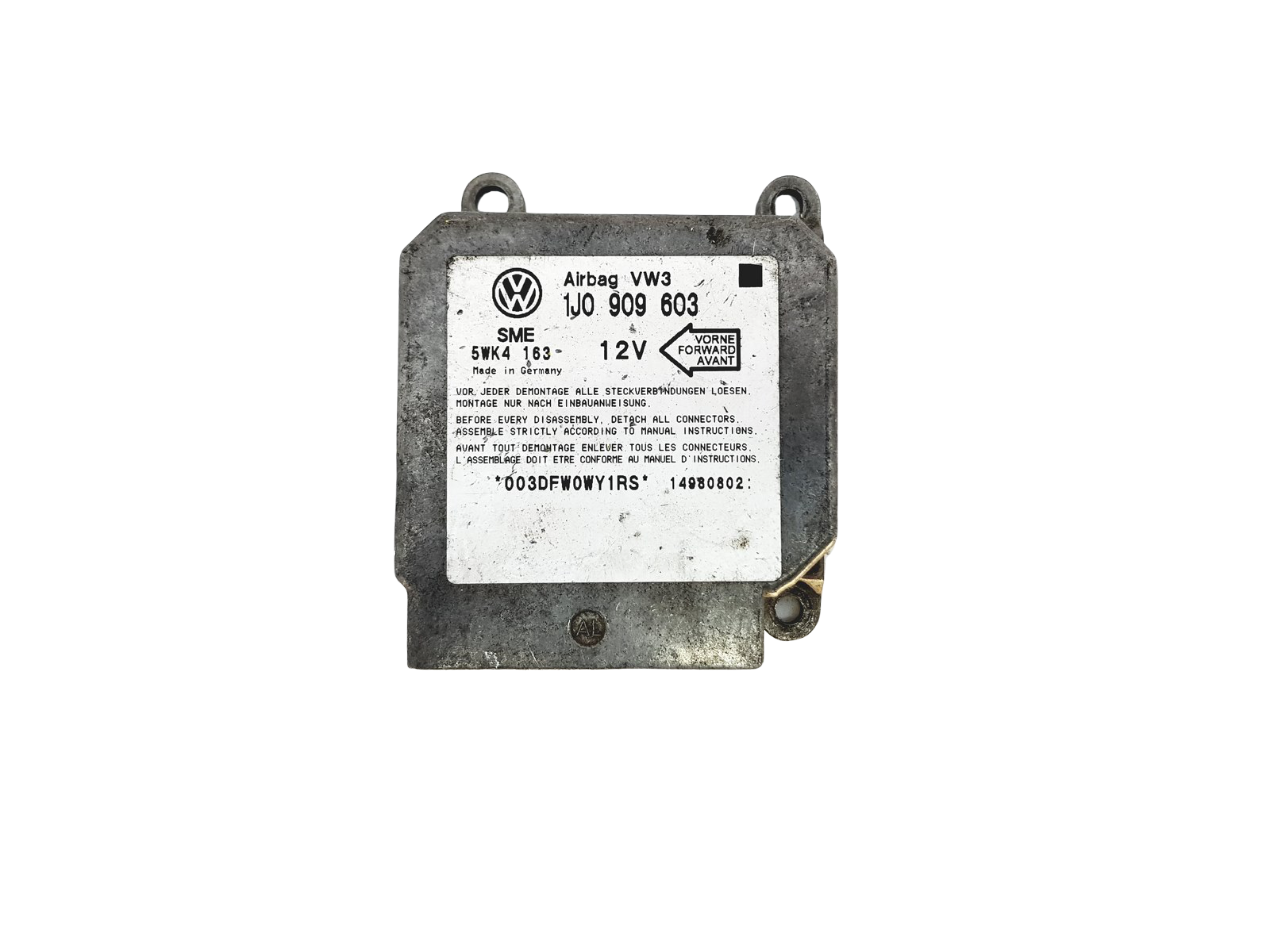 Controller Moduł 1J0909603 5WK4163 VW Siemens 22934 main product photo