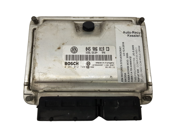 Controller Skoda 0281012749 045906019CD Bosch main product photo
