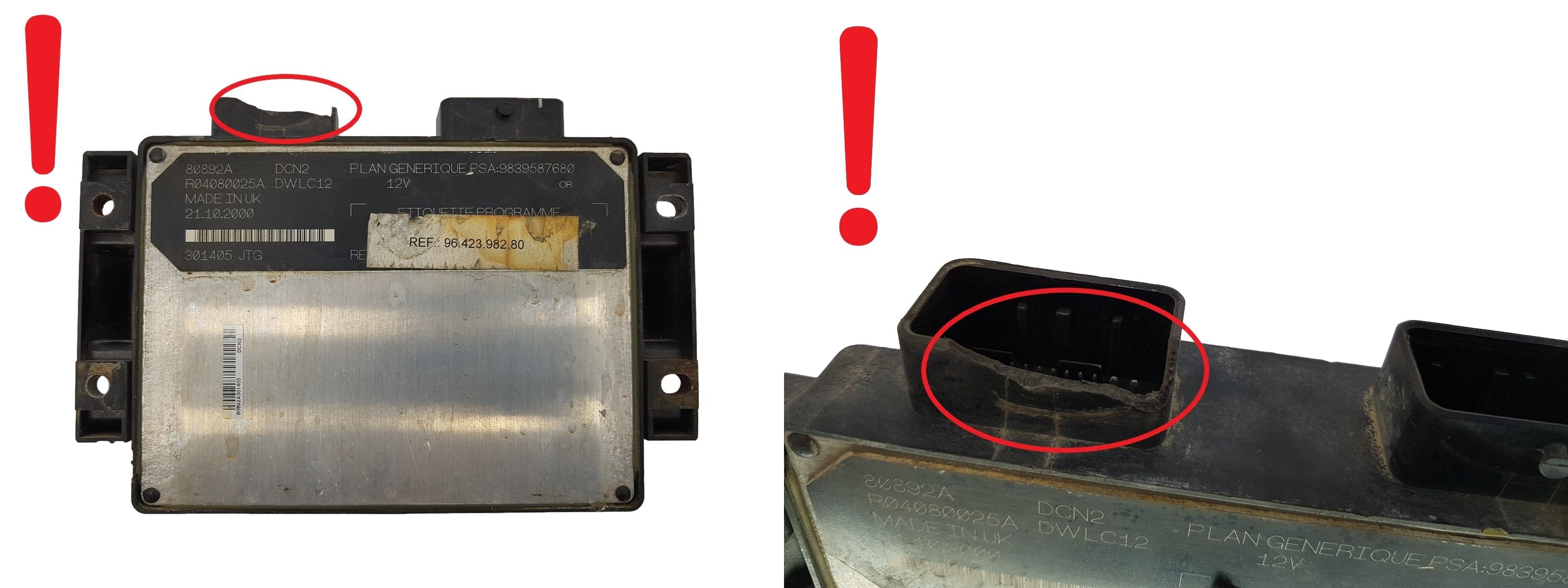 Controller 9839587680 9642398280 R04080025A PSA Lucas 2884 main product photo